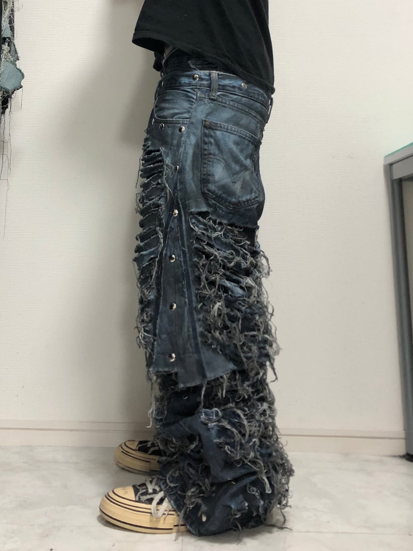 docking all damage denim pants
