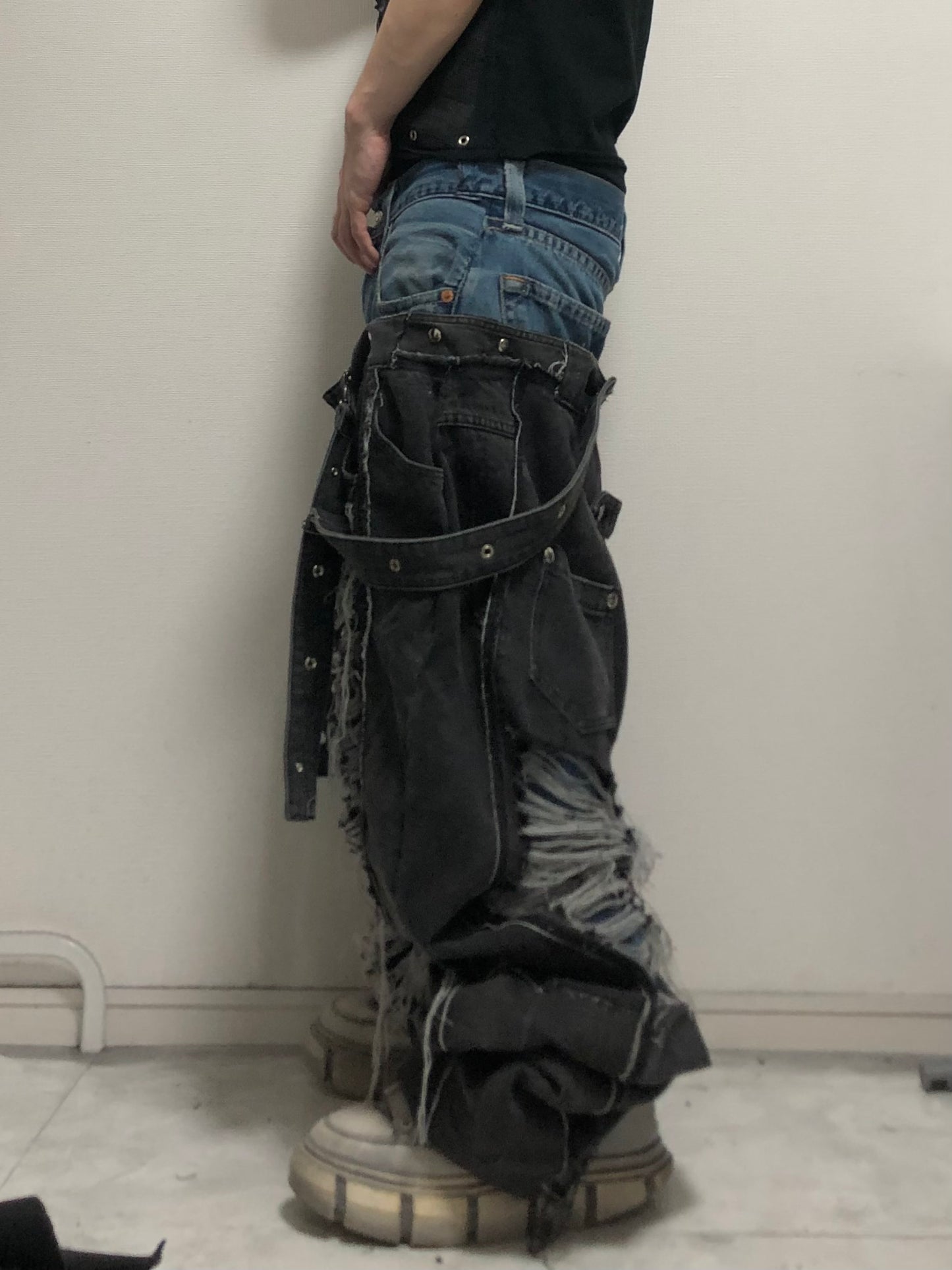 DOUBLE SKIN DENIM