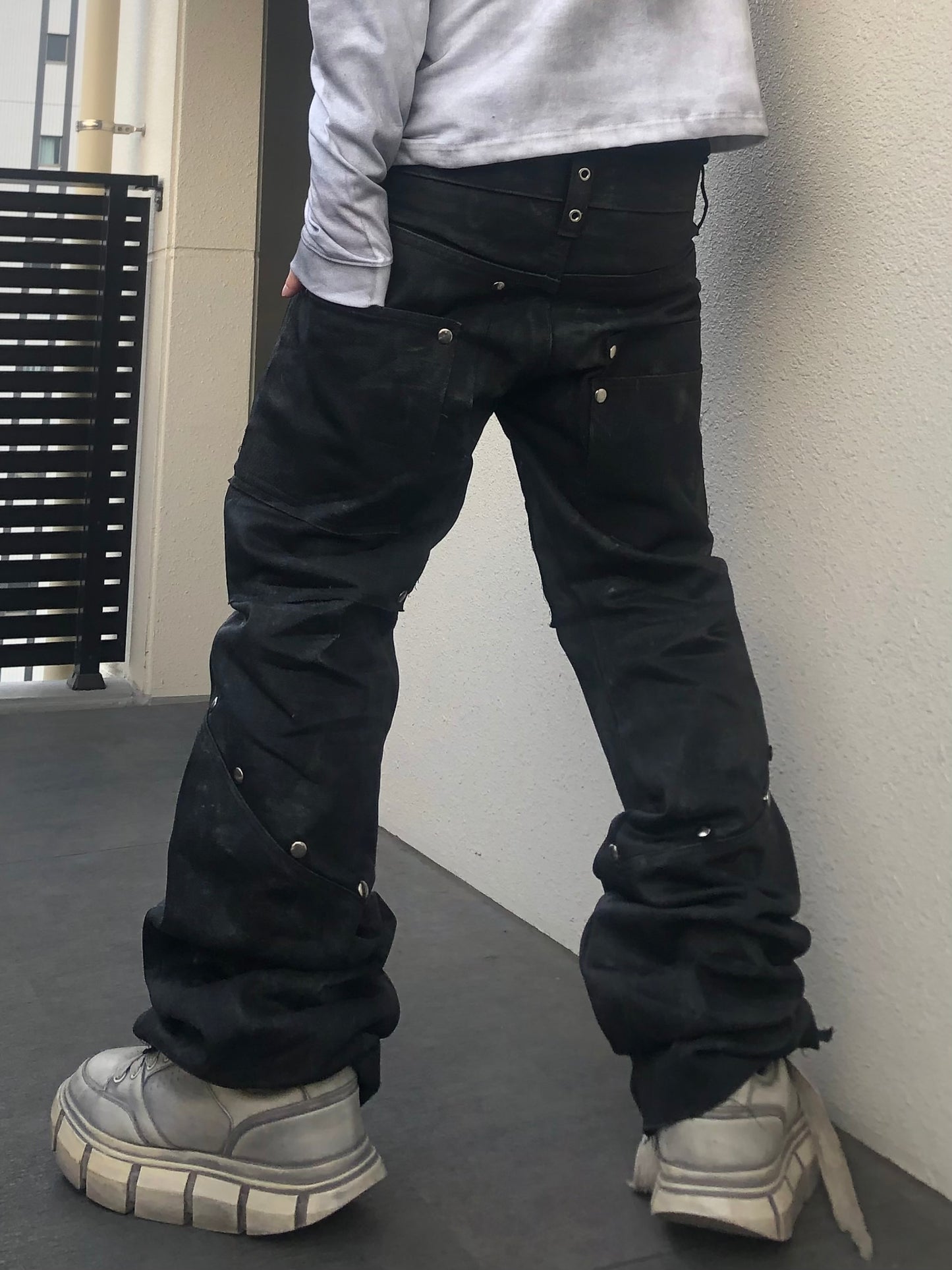 (受注) STRUCTURE PANEL TROUSERS