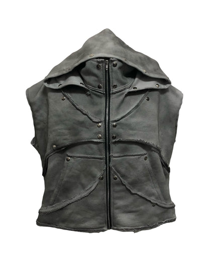 CORRODED ARMOR HOOD VEST