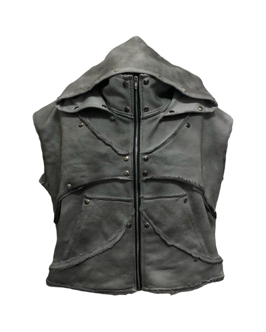 CORRODED ARMOR HOOD VEST