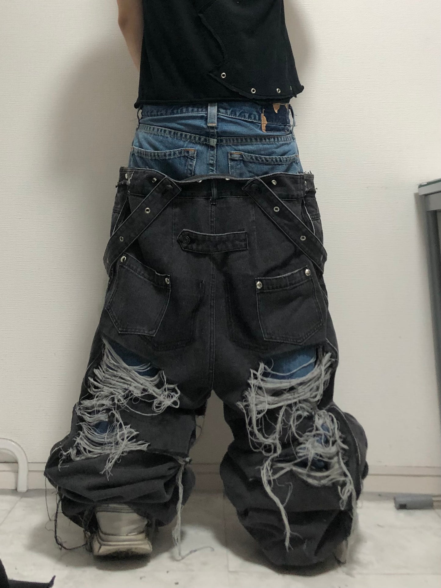 DOUBLE SKIN DENIM