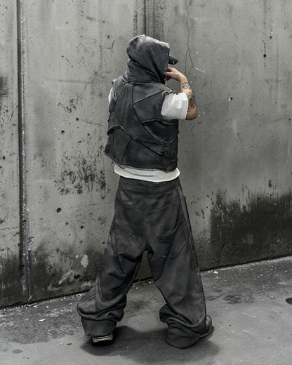 CORRODED ARMOR HOOD VEST