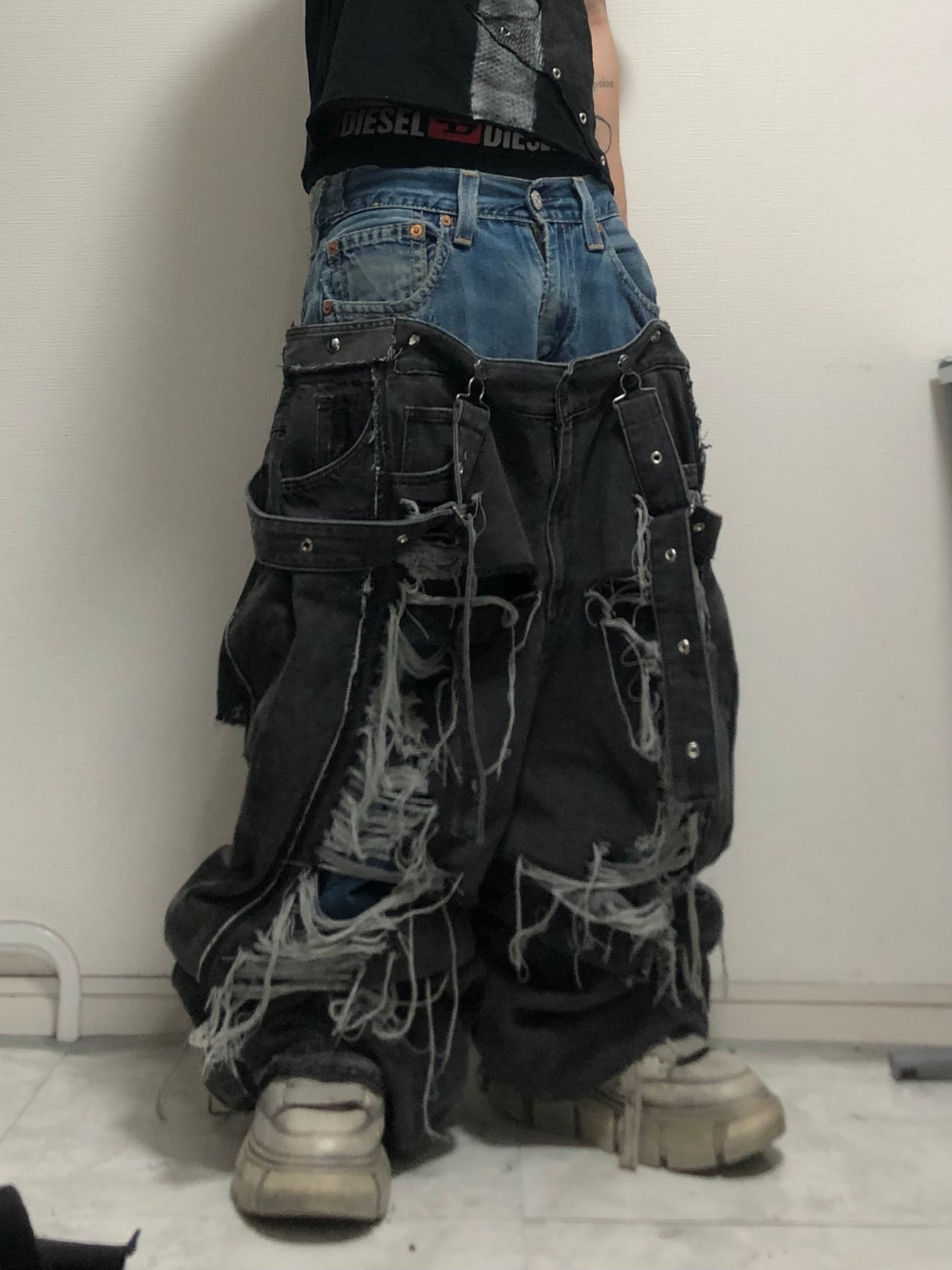 DOUBLE SKIN DENIM