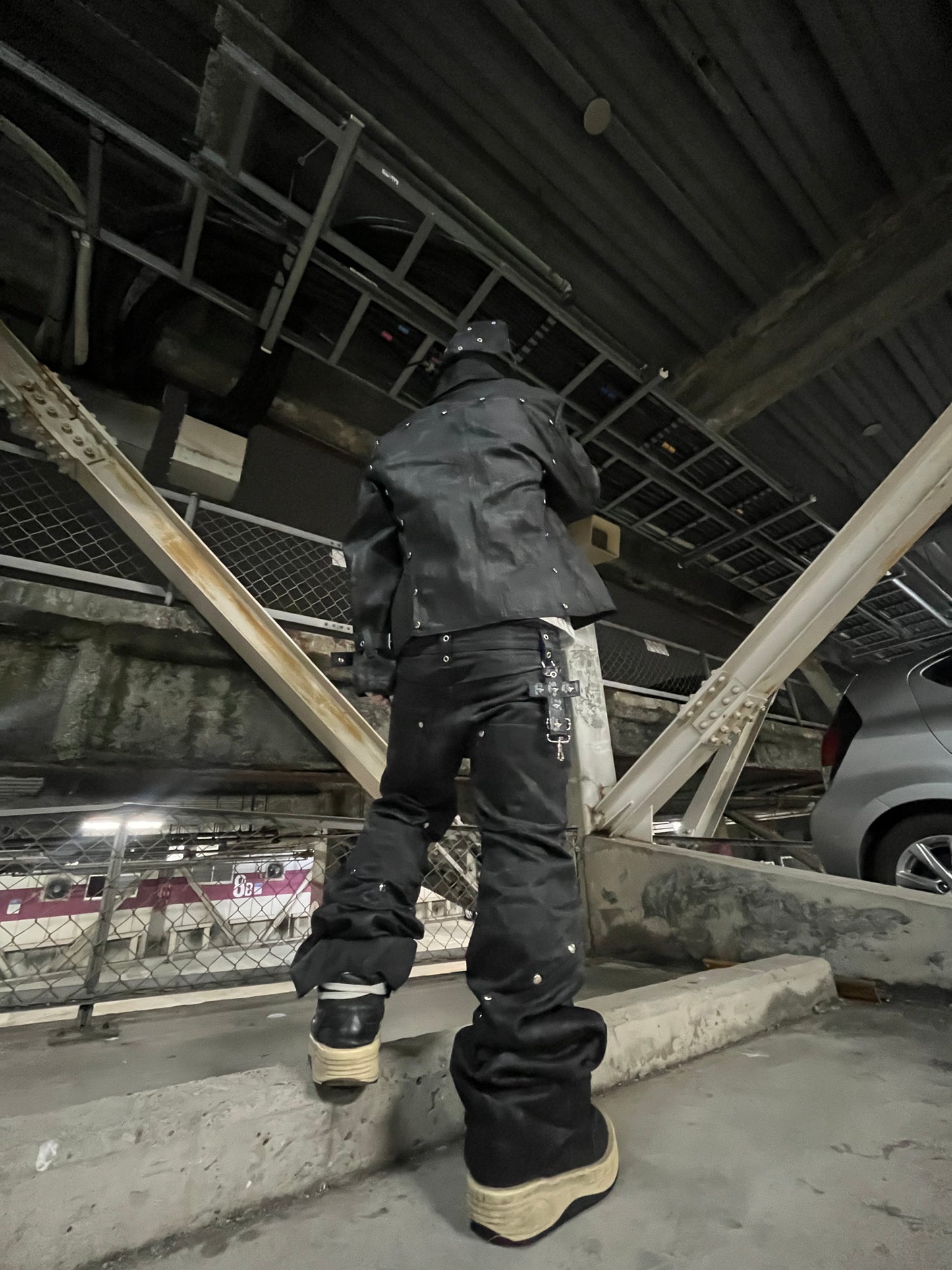 (受注) STRUCTURE PANEL TROUSERS