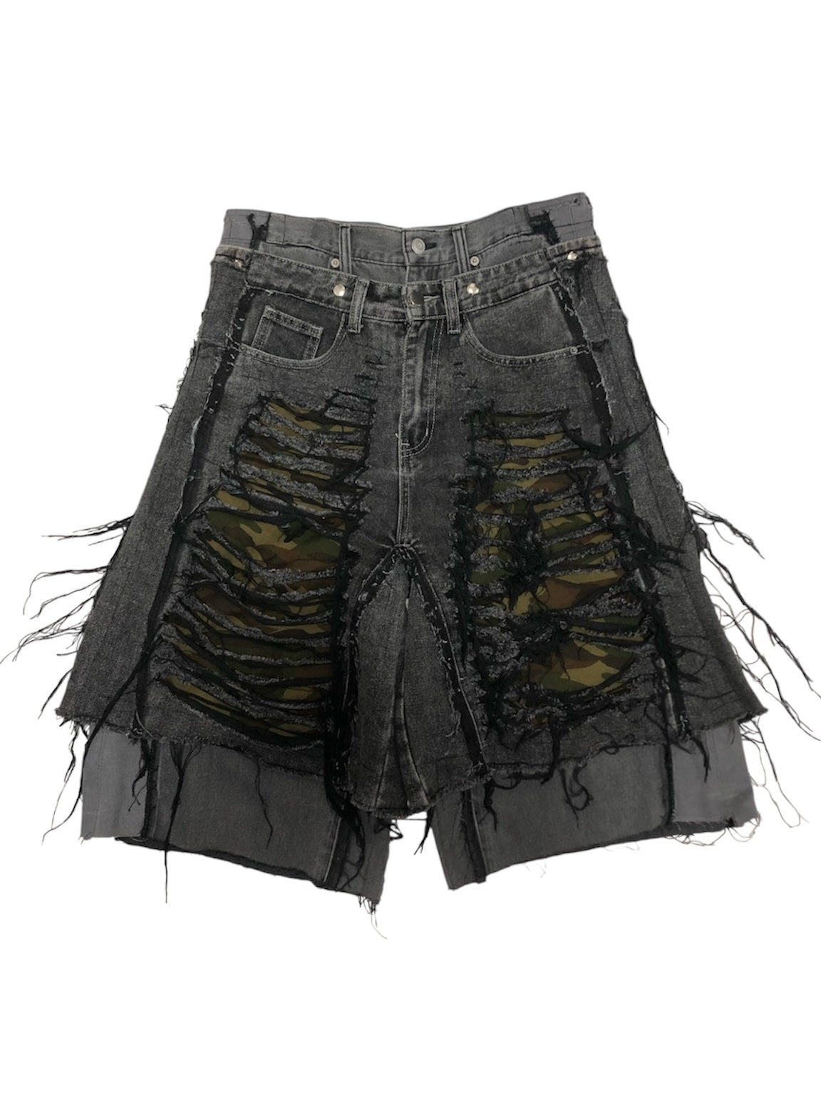 SHRED CAMO denim pants