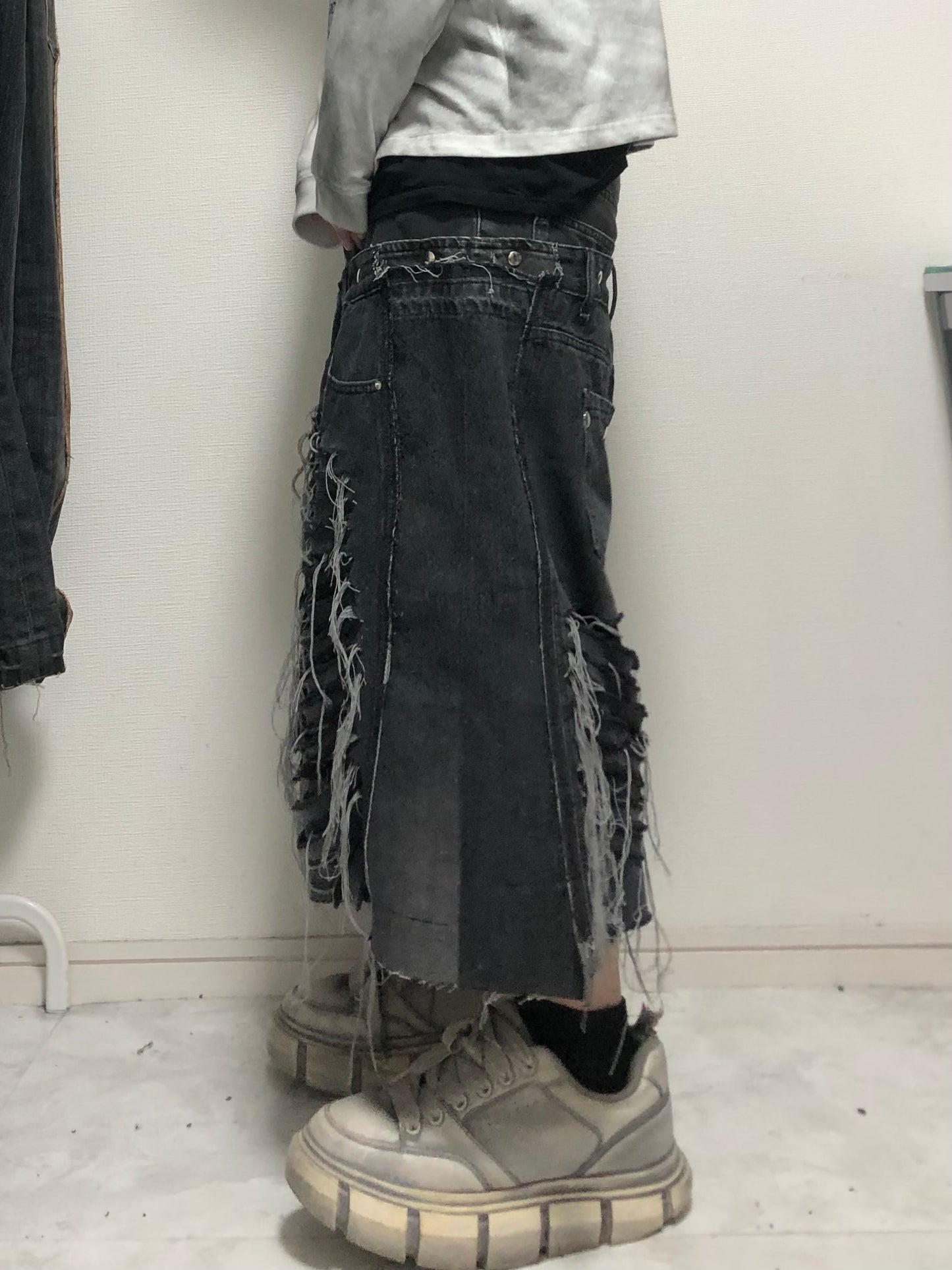 SHRED CAMO denim pants