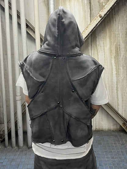 CORRODED ARMOR HOOD VEST