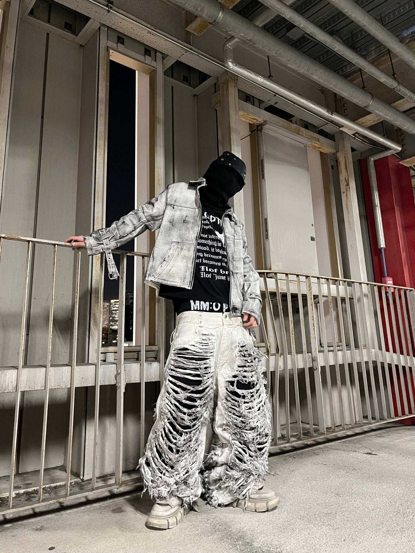 (受注)noise denim pants