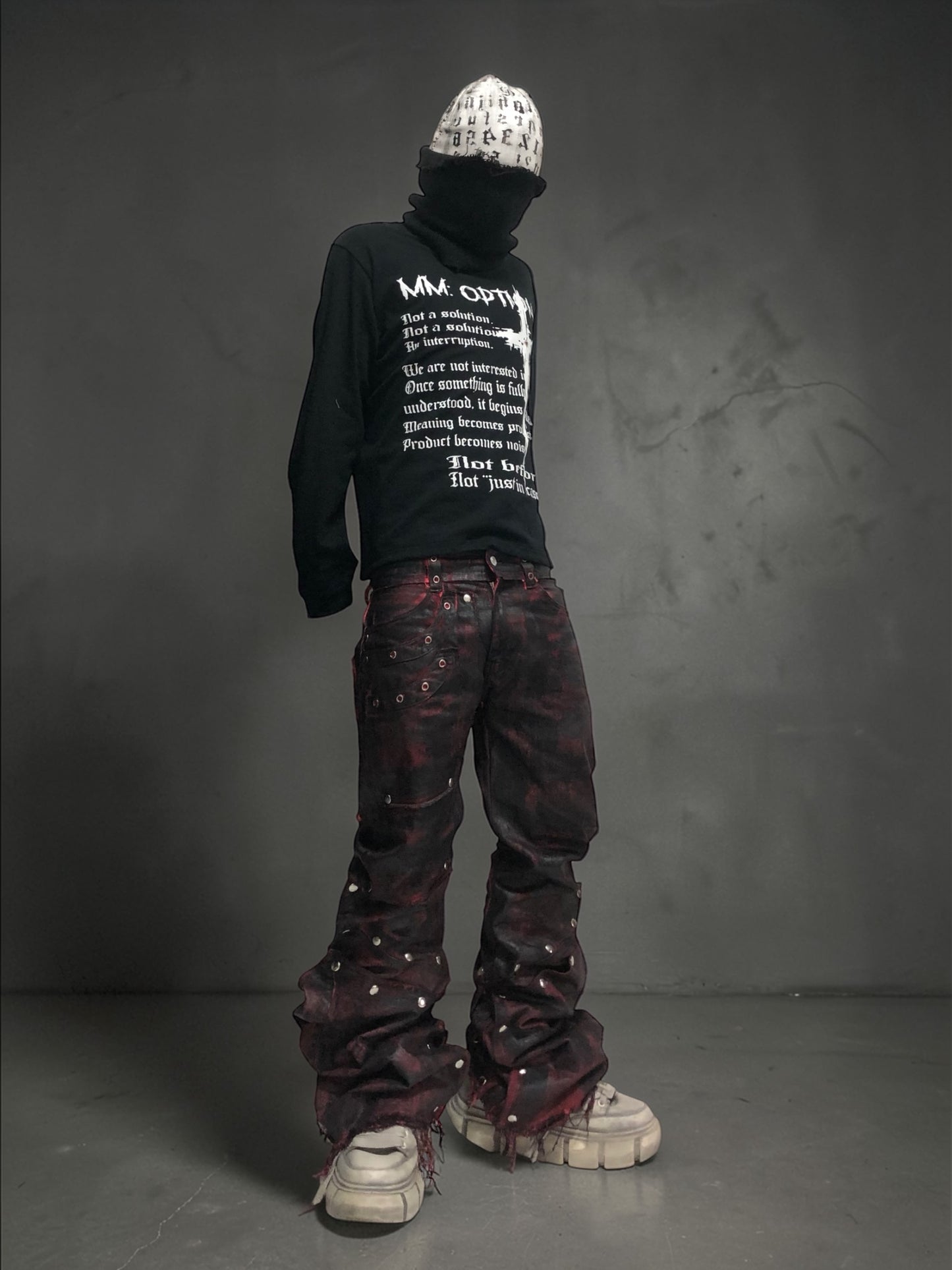 BLOOD STAIN DENIM