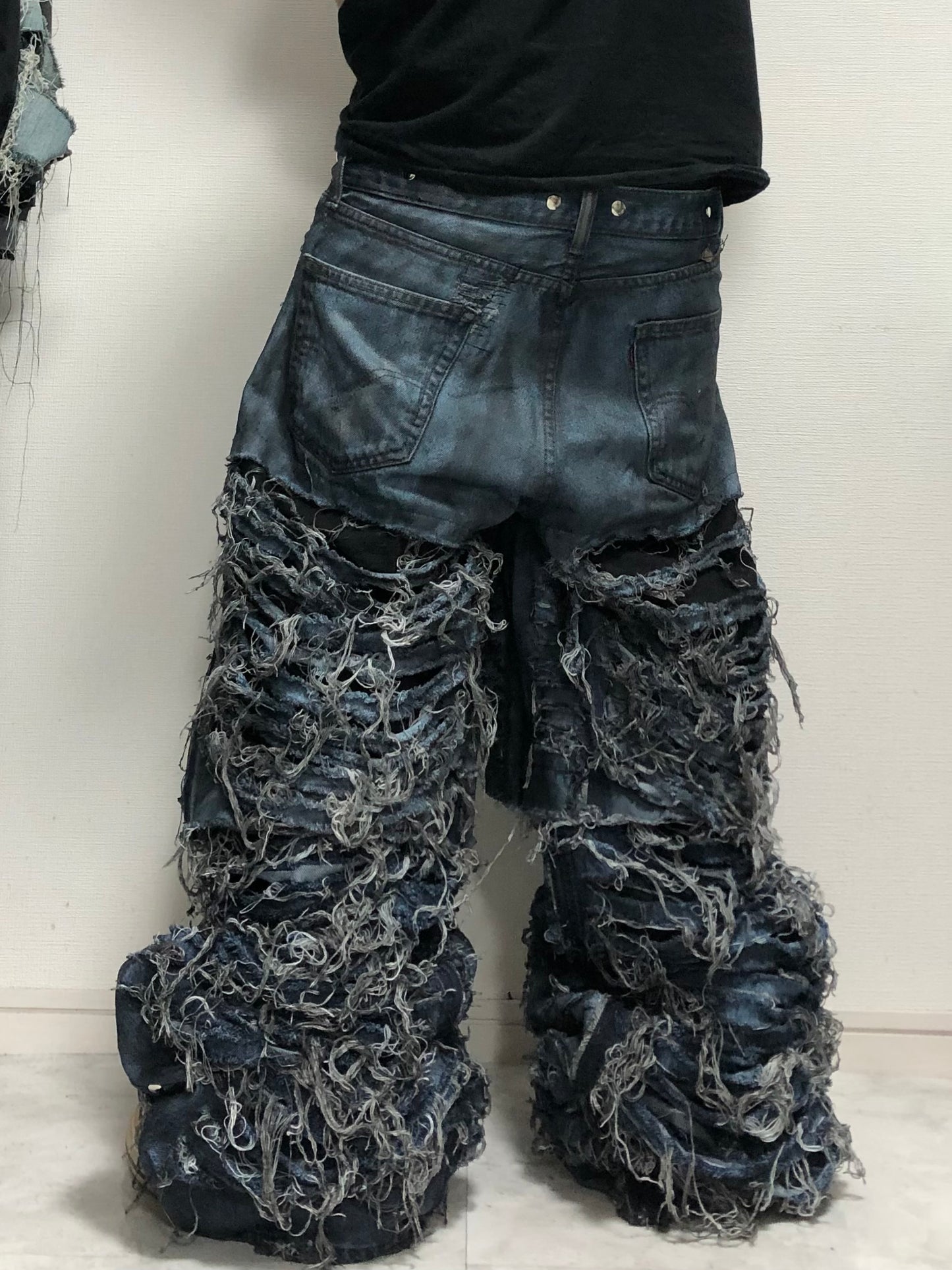 docking all damage denim pants