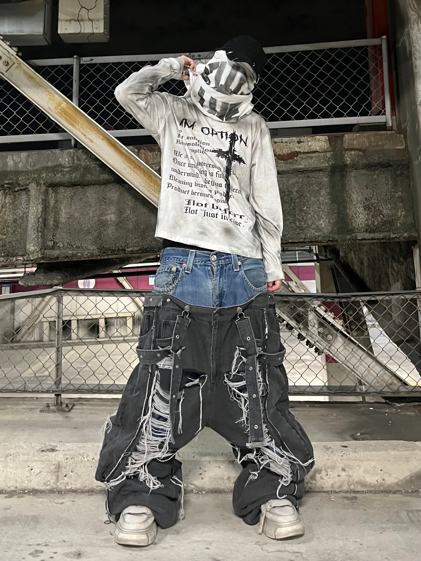 DOUBLE SKIN DENIM