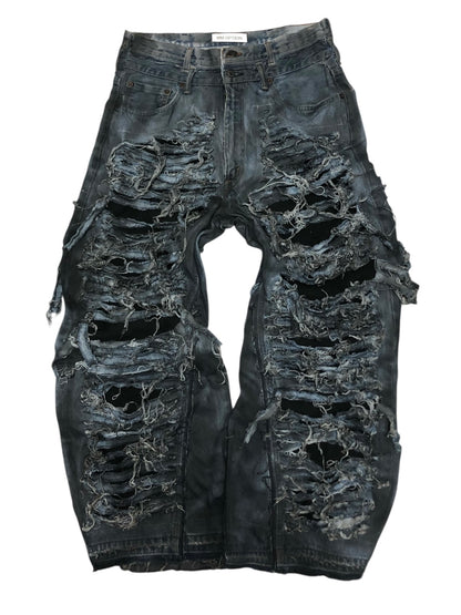 all damage denim pants