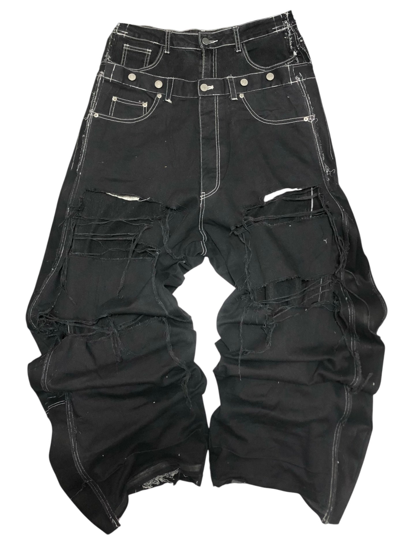 FRACTURED LAYER  PAINTER DENIM