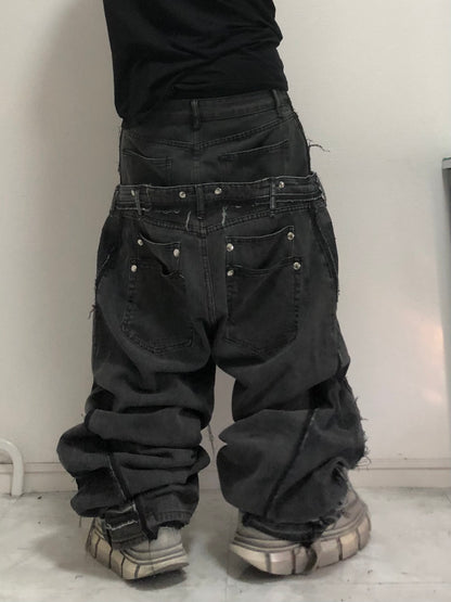 FRACTURED LAYER DENIM